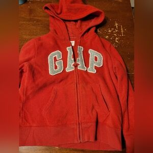 GAP Kids Red Fleece Hoodie